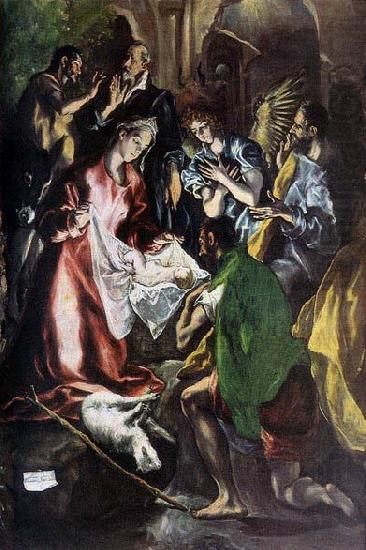 GRECO, El Adoration of the Shepherds china oil painting image